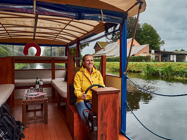 Floßfahrt auf der Elde in Mecklenburg