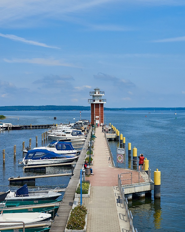 Der Leuchtturm in Plau am See