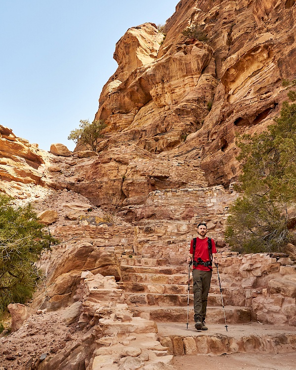 Auf dem Weg nach Petra in Jordanien