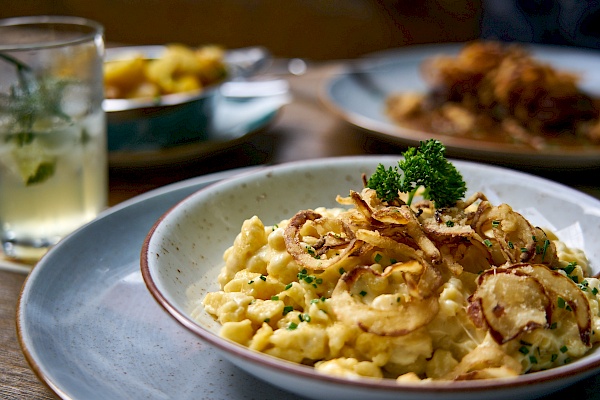 Käsespätzle im Hotel Lindenhof