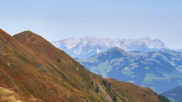 Wanderung vom Langen Grund auf das Feldalphorn - Hohe Salve im Hintergrund