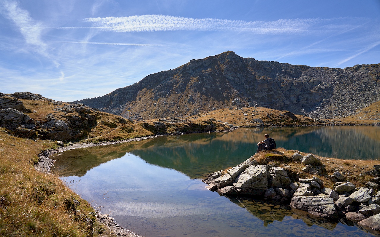 Wanderung auf den Schafsiedel und die Aleitenspitze - Oberer Wildalmsee