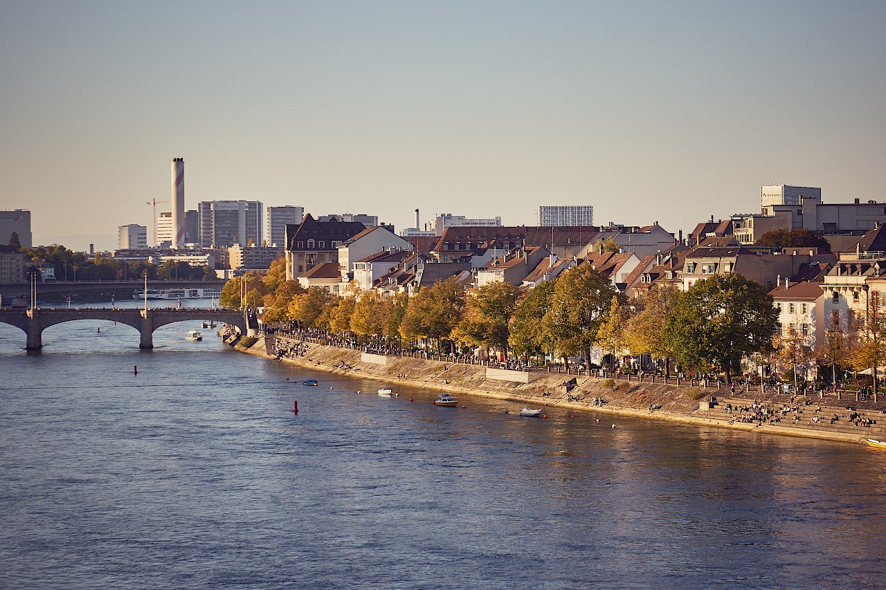 Uferpromenade in Basel