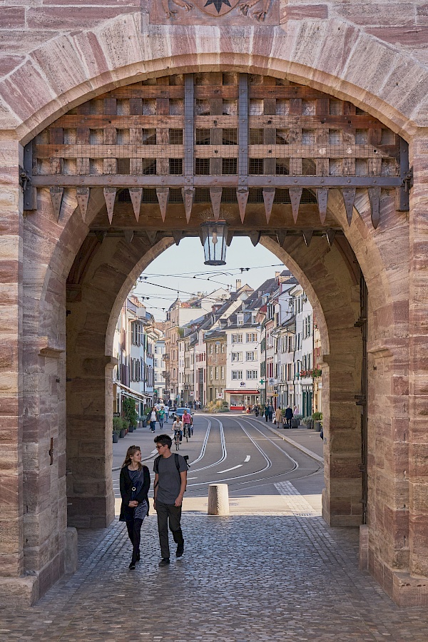 Das Spalentor in Basel (Schweiz)