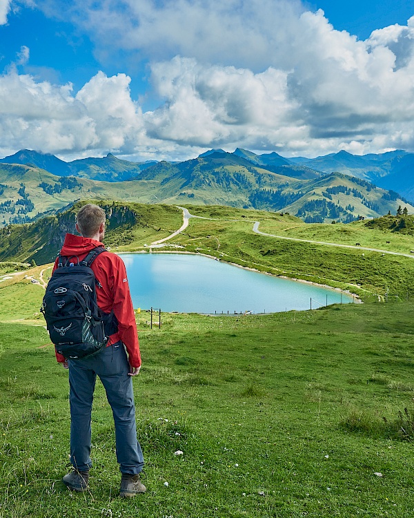 Hornköpflsee auf der KAT Walk Etappe 5 - Kitzbühel nach St. Johann in Tirol