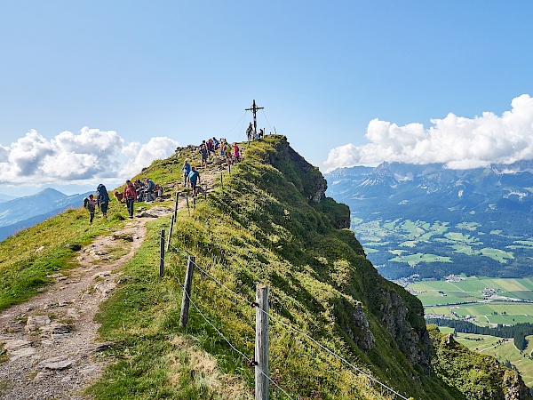 Kitzbüheler Horn auf dem KAT Walk Etappe 5 - Kitzbühel nach St. Johann in Tirol