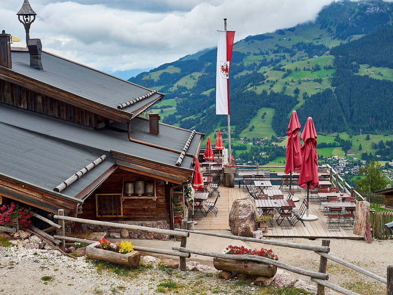 Seidlalm auf dem KAT Walk Etappe 4 – von Aschau nach Kitzbühel