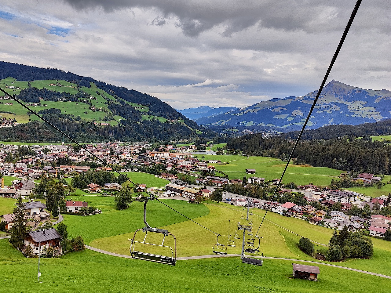 Kirchberg in Tirol - Mit dem Sessellift auf den Gaisberg