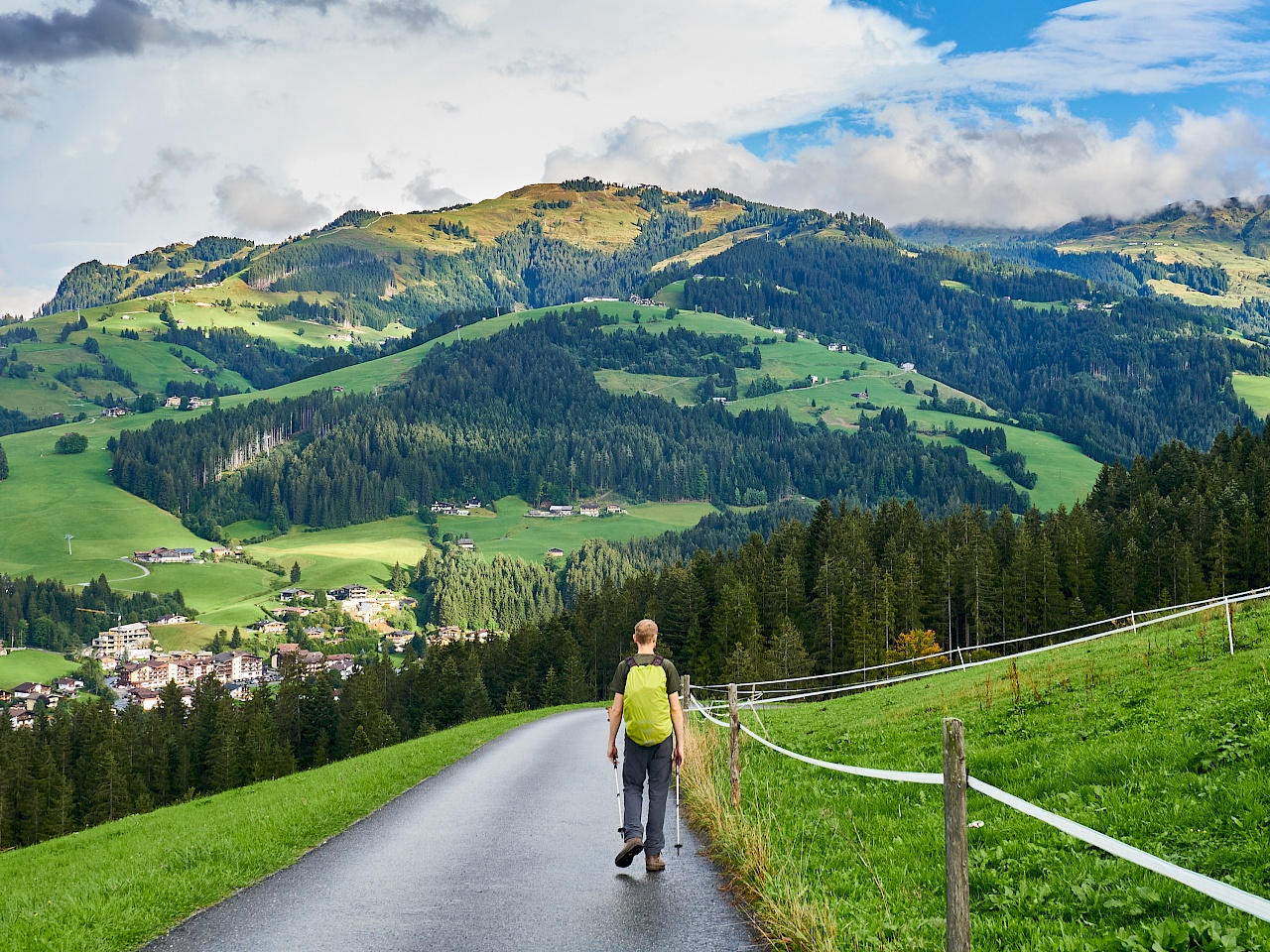 Aussicht auf dem Gaisberg in Kirchberg in Tirol