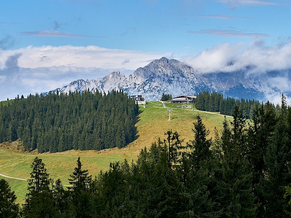 Ausblick am Jochstubnsee im Brixental