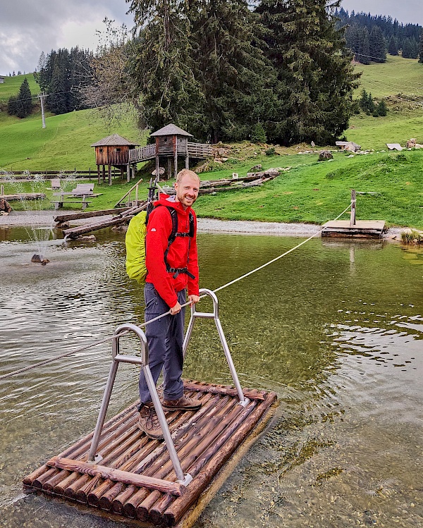 Erlebnisstationen am Filzalmsee im Brixental