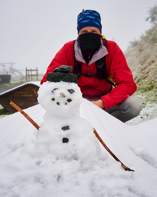 Erster Schnee im September im Brixental