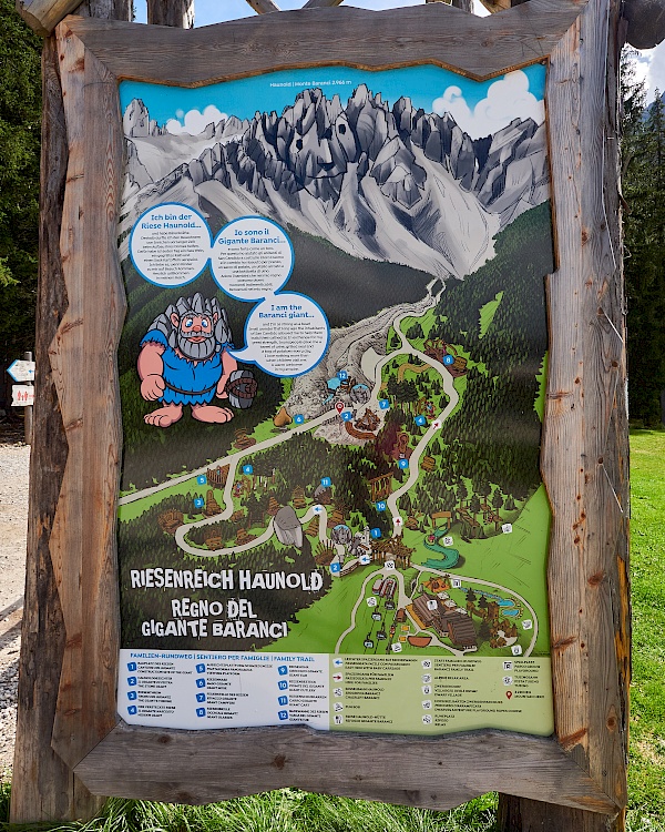 Das Riesenreich auf dem Familienberg Haunold in Innichen (Südtirol)