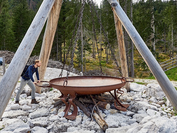 Feuerstelle des Riesen - Das Riesenreich auf dem Familienberg Haunold in Innichen (Südtirol)