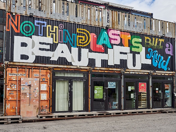 Street Art im Werksviertel-Mitte in München im Container Collective
