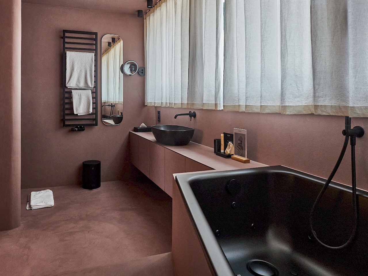 Badezimmer in unserer Suite im Atto