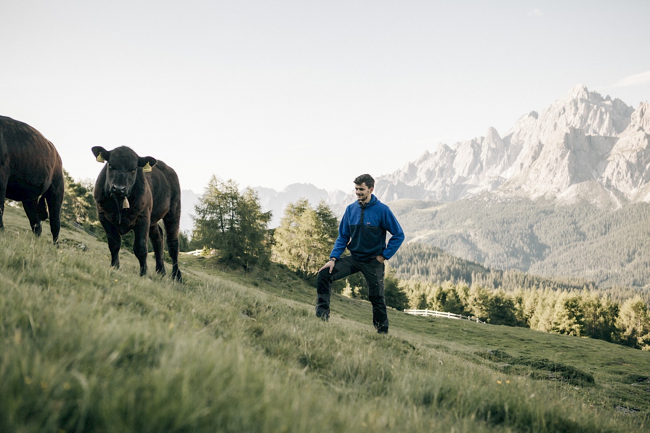 Der respektvolle Umgang mit Tier und Natur im Leitlhof, Foto: Rabensteiner Mike