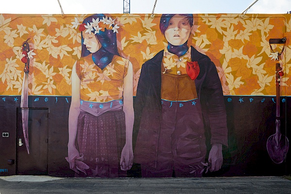 Street Art in Miami (USA) bei den Wynwood Walls