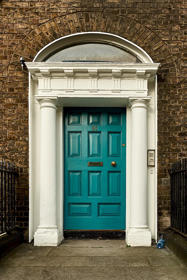 Bunte Türen in Dublin (Irland)