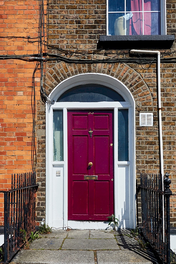 Bunte Türen in Dublin (Irland)