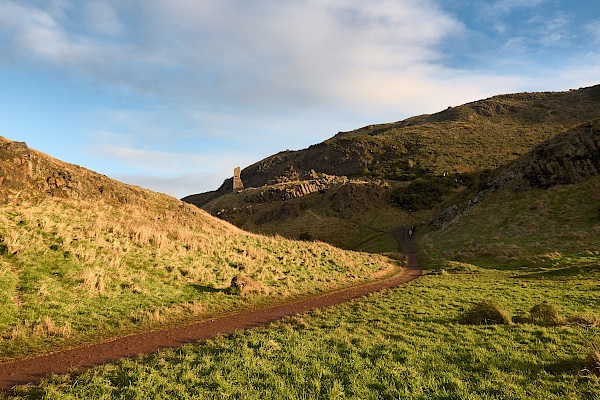 Wanderung auf Arthur`s Seat in Edinburgh (Schottland)