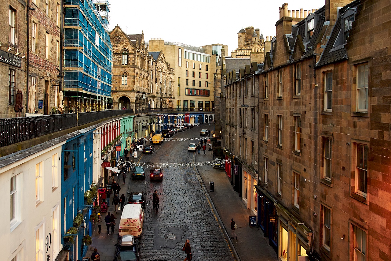 Grassmarket in Edinburgh (Schottland)