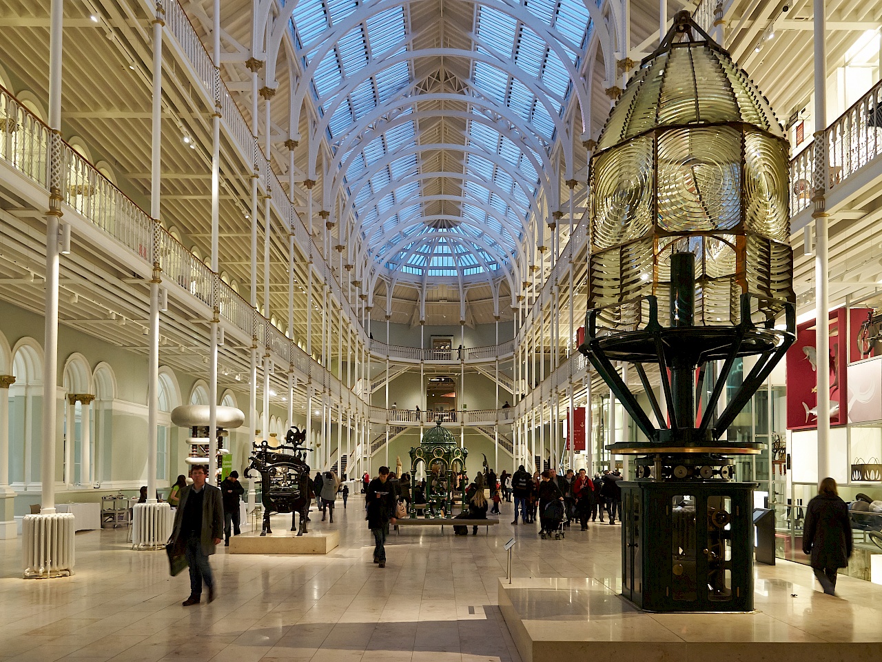 National Museum of Scotland in Edinburgh (Schottland)