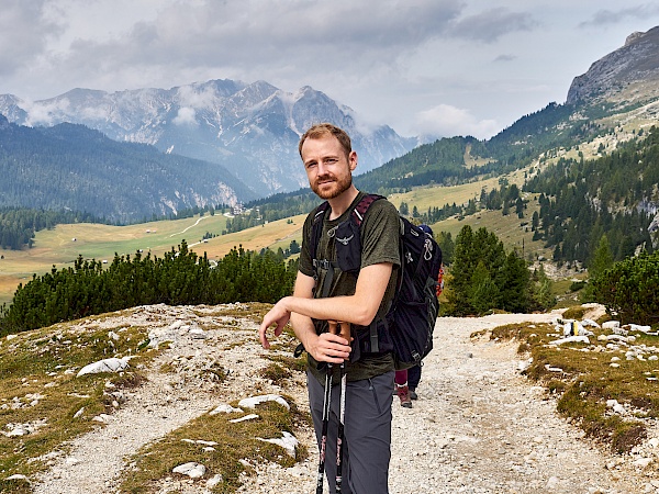 Auf dem Weg zum Strudelkopfsattel