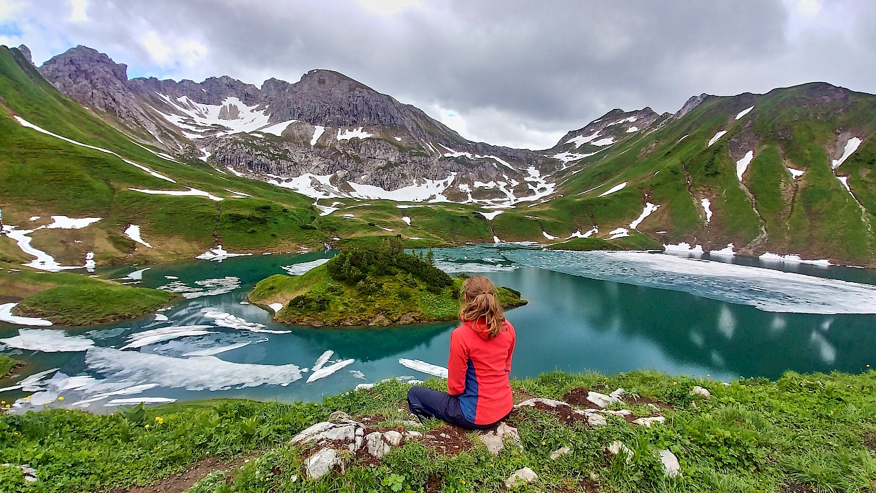 Blick auf den Schrecksee (Allgäu)