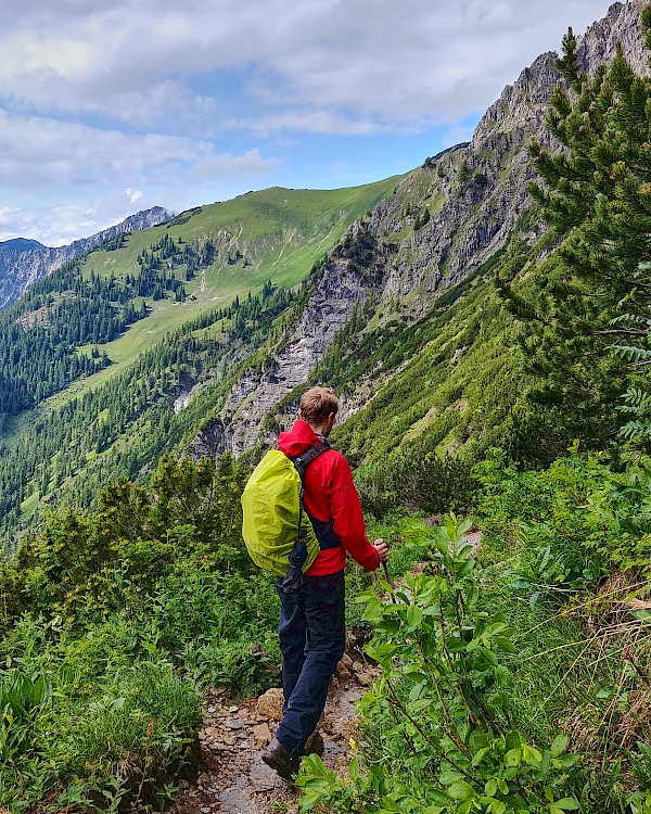 Der Rückweg vom Schrecksee