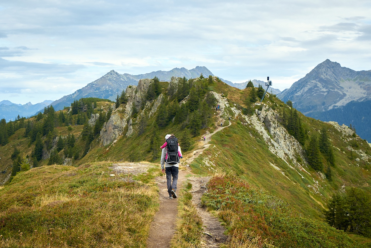 Wanderpfad zum Gantekopf im Montafon