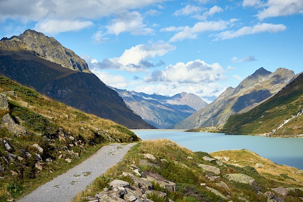 Fantastische Aussichten am Sivretta Stausee im Montafon