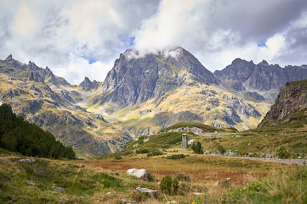 Bergpanorama auf der Silvretta Hochalpenstraße