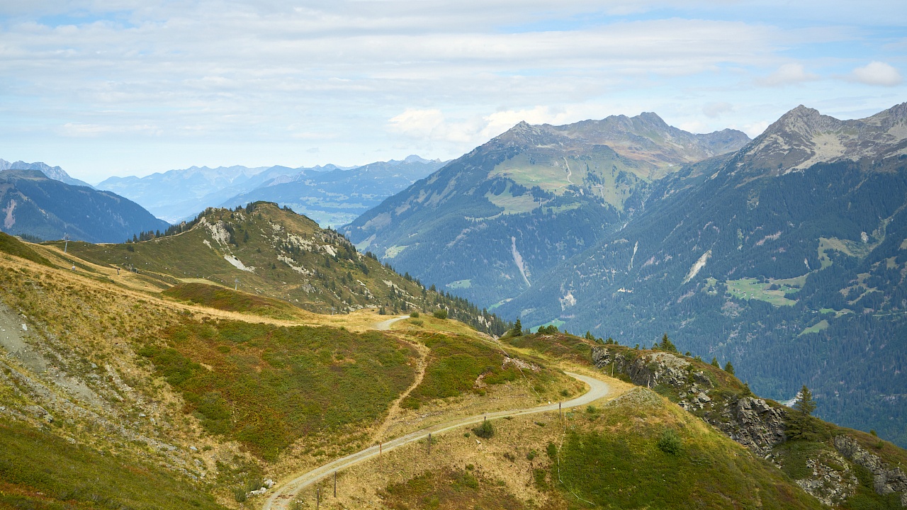 Bergpanorama im Montafon