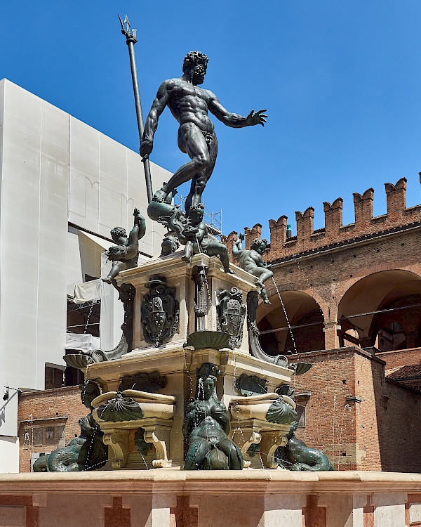 Neptunbrunnen in Bologna (Italien)