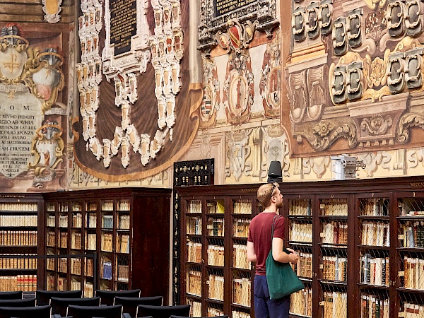 Aula Magna di Stabat Mater im Archiginnasio in Bologna (Italien)