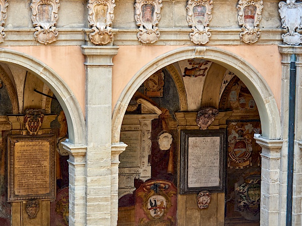 Palazzo dell’Archiginnasio in Bologna (Italien)