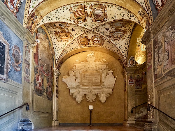 Palazzo dell’Archiginnasio in Bologna (Italien)