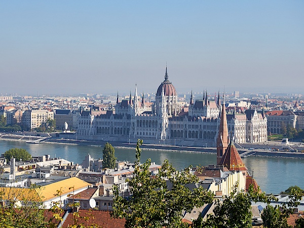 Das Parlamentsgebäude in Budapest