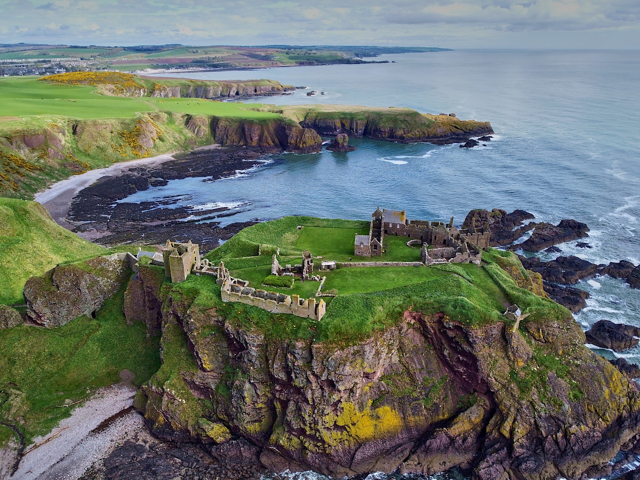 Wanderung von Stonehaven zum Dunnottar Castle (Schottland)