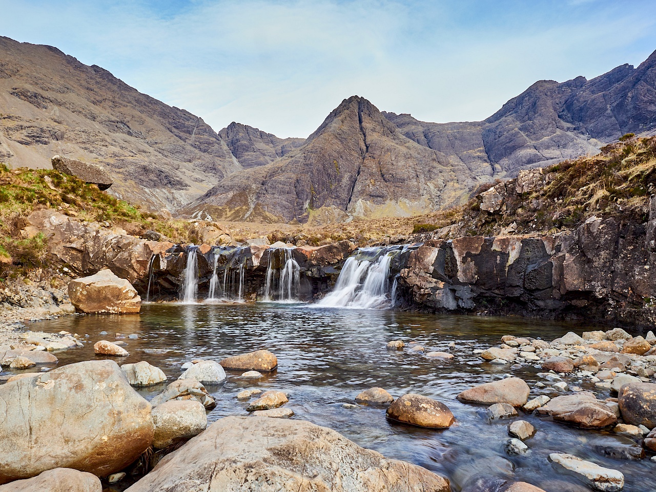 Wanderung zu den Fairy Pools auf der Isle of Skye (Schottland)