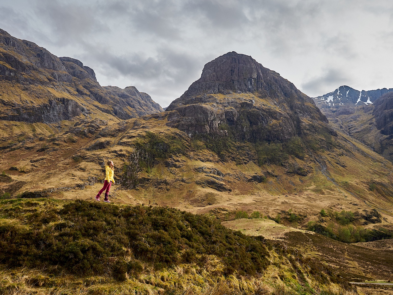 Wanderung ins Lost Valley (Schottland)