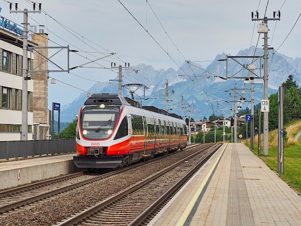 Anfahrt mit der Bahn ins PillerseeTal