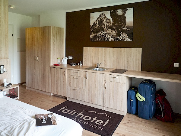 Unser Zimmer im Fairhotel im PillerseeTal