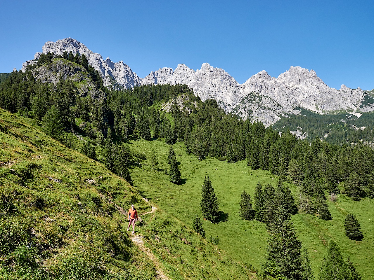 Aussicht von der Schießlingalm im PillerseeTal