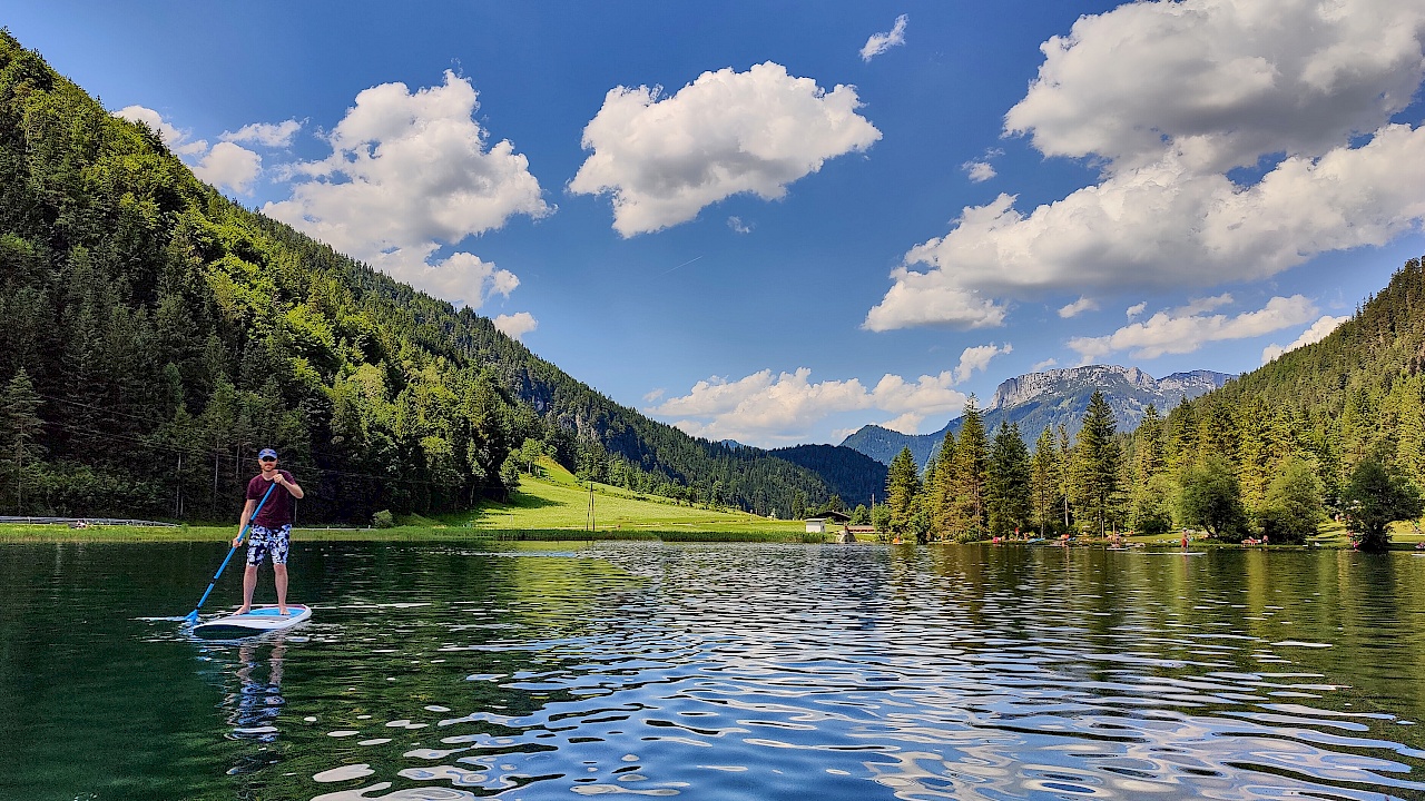 Stand up Paddeln auf dem Pillersee