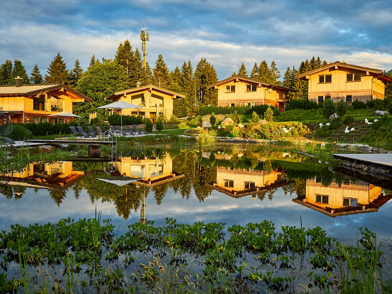 Chalets Grosslehen am Naturbadesee im PillerseeTal