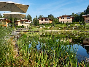 Badeteich im Hotel Grosslehen im PillerseeTal