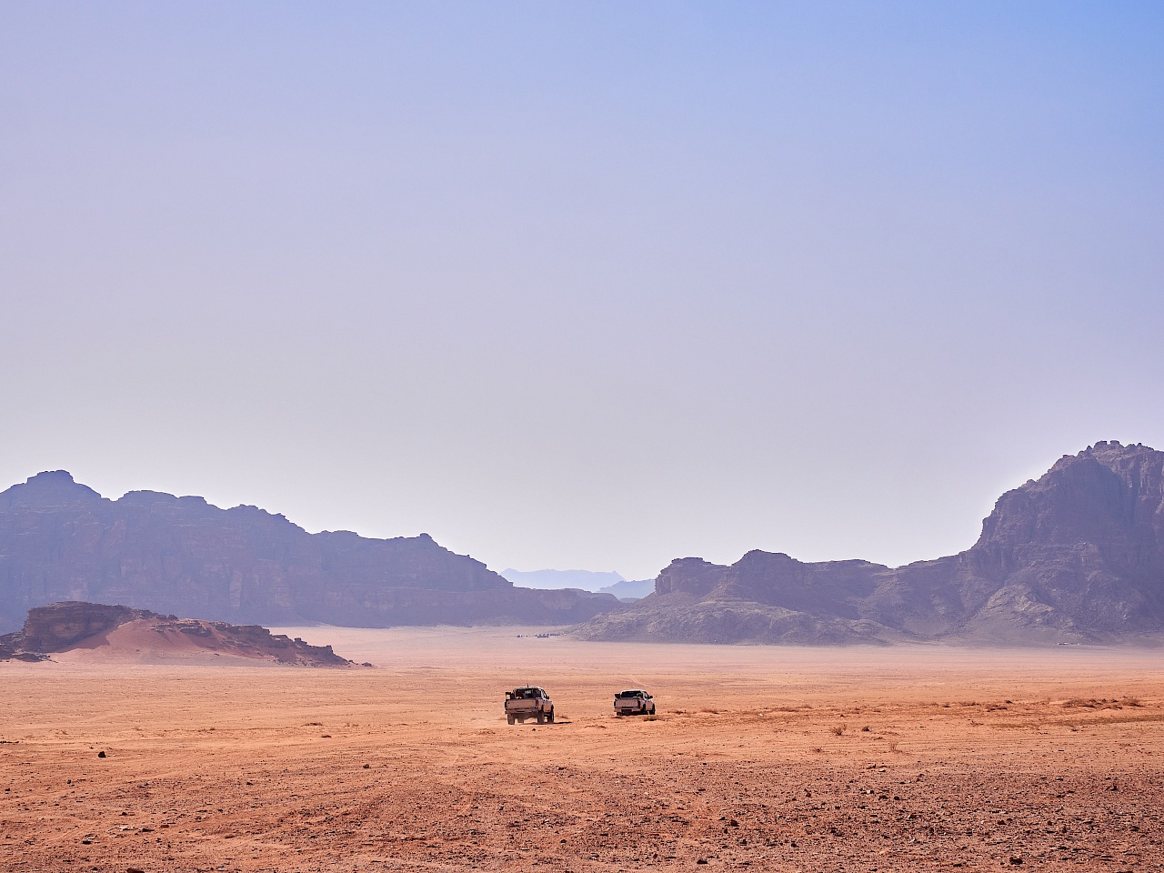 Jeeptour im Wadi Rum in Jordanien