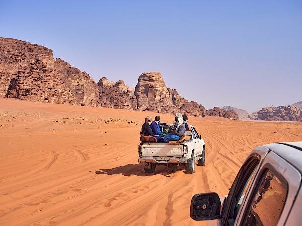 Fahrt ins Wadi Rum in Jordanien